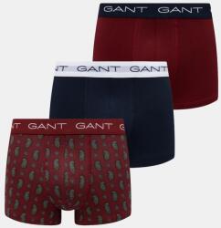 Gant boxeralsó 3 db - piros XXXL