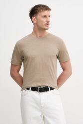Gant pamut póló - bézs XL - answear - 21 990 Ft