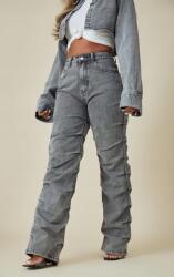 Prettylittlething LC56202 Prettylittlething Fodros Farmer Nadrág Magas Derekú (47) XL