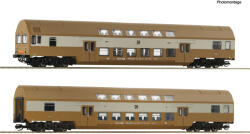 Roco 6280025 Emeletes személykocsi készlet vezérlőkocsival, Senf-festés, DR IV, funkciódekóderrel, 1. készlet (9005033074562)