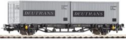 Piko 57747 Konténerszállító kocsi 2x20, Deutrans, DR IV (4015615577478)