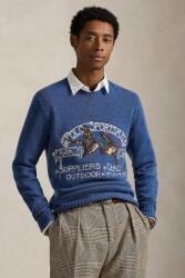 Ralph Lauren pulóver gyapjúkeverékből - kék L - answear - 161 990 Ft