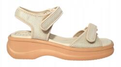 Azaleia 91292-es bézs színű komfort szandál, 40-es méret (91292)
