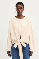 BOSS Orange pamut melegítőfelső C Ewani - bézs S