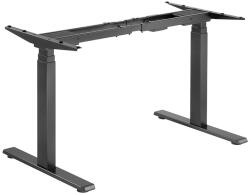 LogiLink EO0051 Logilink Elektromosan Állítható Asztalkeret, 3-szoros Teleszkópos Lábak, 2 Motor, Fekete