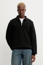 HUGO BOSS pamut pulóver - fekete S - answear - 44 990 Ft