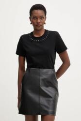 Karl Lagerfeld pamut póló - fekete XS - answear - 49 990 Ft