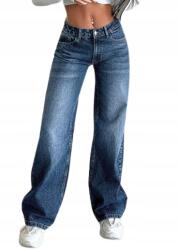 Shein Egyenes Szárú Farmer Nadrág Alkalmi 34 L3M