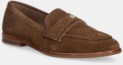 BOSS velúr mokaszin Helyan - barna Női 40