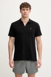 Karl Lagerfeld pamut póló KL METAL - fekete XXL