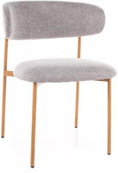 SIGNAL MEBLE Elton D Brego Étkezőszék Szürke Szövet Tölgy (SIG-ELTONDBRDSZ)