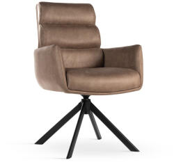 ATREVE CIPHER Forgó Fotel Cappuccino Kárpittal Fekete Csillag Talppal (ATE-CIPHCHXXCNOBCKI)