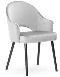 ATREVE Goda Plus Kárpitozott Karfás Szék Bársony Szürke (ATE-GODACHPLGR1XXXP)