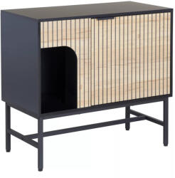 Signal Mago K3 Modern Tölgy-Fekete Komód Laminált Lappal (SIG-MAGOK3) - prodis