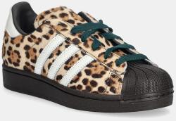 Adidas bőr sportcipő Superstar II - barna Női 42
