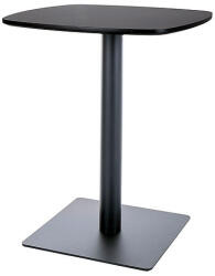 Signal BT001 Négyzetes Matt Fekete MDF Bárasztal Fém Lábbal (SIG-BT001C60)