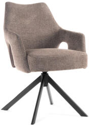 ATREVE VESPER Forgó Kárpitozott Szék Trüffel Szövet Fekete Váz (ATE-VESPCHXXTLEBCKI)