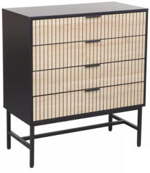 Signal Mago K2 Tölgy-Fekete Matt Komód Laminált Lappal (SIG-MAGOK2)