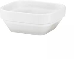BAUSCHER System Castron pătrat, stivuitor, alb capacitate: 0, 35 litri, înălțime: 49 mm Castron