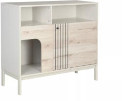 Signal Frost K3 Modern Komód Laminált Lap Törtfehér-Alpesi Tölgy (SIG-FROSTK3)