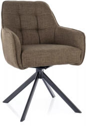 SIGNAL MEBLE Metro Bjorn Forgó Szék Olívazöld Szövet Fekete Vázzal (SIG-METROBJCOL)