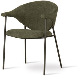 ATREVE NOTI Forgó Kárpitozott Szék Palackzöld Szövettel Fekete Lábakkal (ATE-NOTICHXXBGNBCKI)