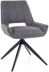 SIGNAL MEBLE Tello Bjorn Forgó Szék Szürke Szövet Fekete Vázzal (SIG-TELLOBJCSZ) - prodis