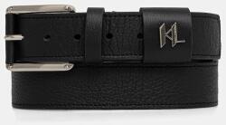 Karl Lagerfeld bőr öv - fekete 85 - answear - 36 990 Ft