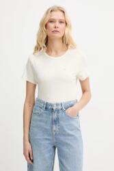 BOSS póló selyemkeverékből Eventsa9 - bézs XS