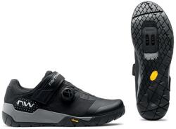 NorthWave MTB All Terrain Overland Plus kerékpáros SPD cipő, fekete, 43-as