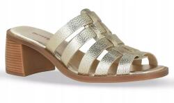 Bottero Arany színű bőr papucs széles sarokkal Bottero 367303-3 méret39 (367303-3)