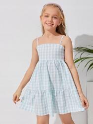 Shein EC24312 Shein Kockás Vállpántos Ruha (47) 128