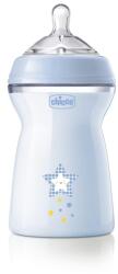 Chicco Natural Feeling cumisüveg 330ml 6m+, kék