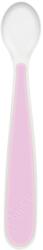 Chicco puha szilikon etető kanál 6hó+, 2db, rózsaszín
