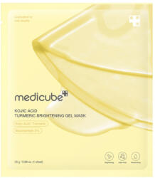 medicube - Kojic Acid Turmeric Brightening Gel Mask - Folthalványító hidrogél maszk - 1db