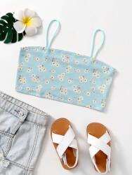 Shein HC33302 Shein Lány Felső Virág Mintás Vállpántokkal (36) 152