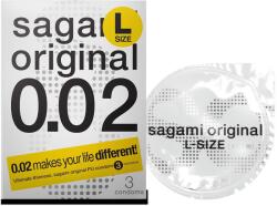Sagami Original 0, 02 L - óvszer - 58mm (3db) - erotikashow