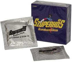  Szuperhős - késleltető hatású óvszer (3db) - erotikashow