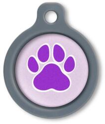 Blucky Wild Paw Pastel Purple Dog Tag medium - falatozoo