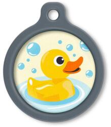 Blucky Ducky Pastel Yellow Dog Tag large