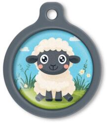 Blucky Baby Lamb Boy Turquoise Blue Dog Tag large