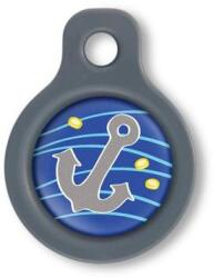 Blucky Pirate Dark Blue Dog Tag small