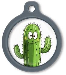 Blucky Cactus White Dog Tag large
