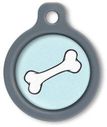Blucky Bone Pastel Turquoise Dog Tag medium - falatozoo