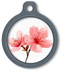 Blucky Sakura Pastel Orange Dog Tag large - falatozoo