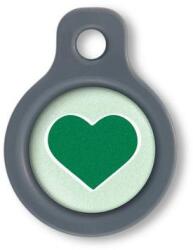 Blucky Heart Pastel Green Dog Tag small