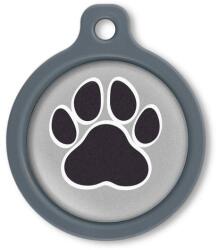 Blucky Wild Paw Grey Dog Tag large - falatozoo