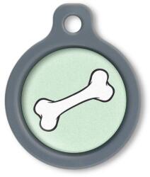 Blucky Bone Pastel Green Dog Tag medium - falatozoo