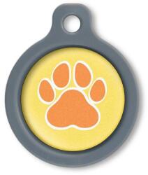 Blucky Wild Paw Yellow Dog Tag medium