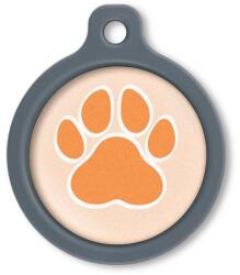 Blucky Wild Paw Pastel Orange Dog Tag large